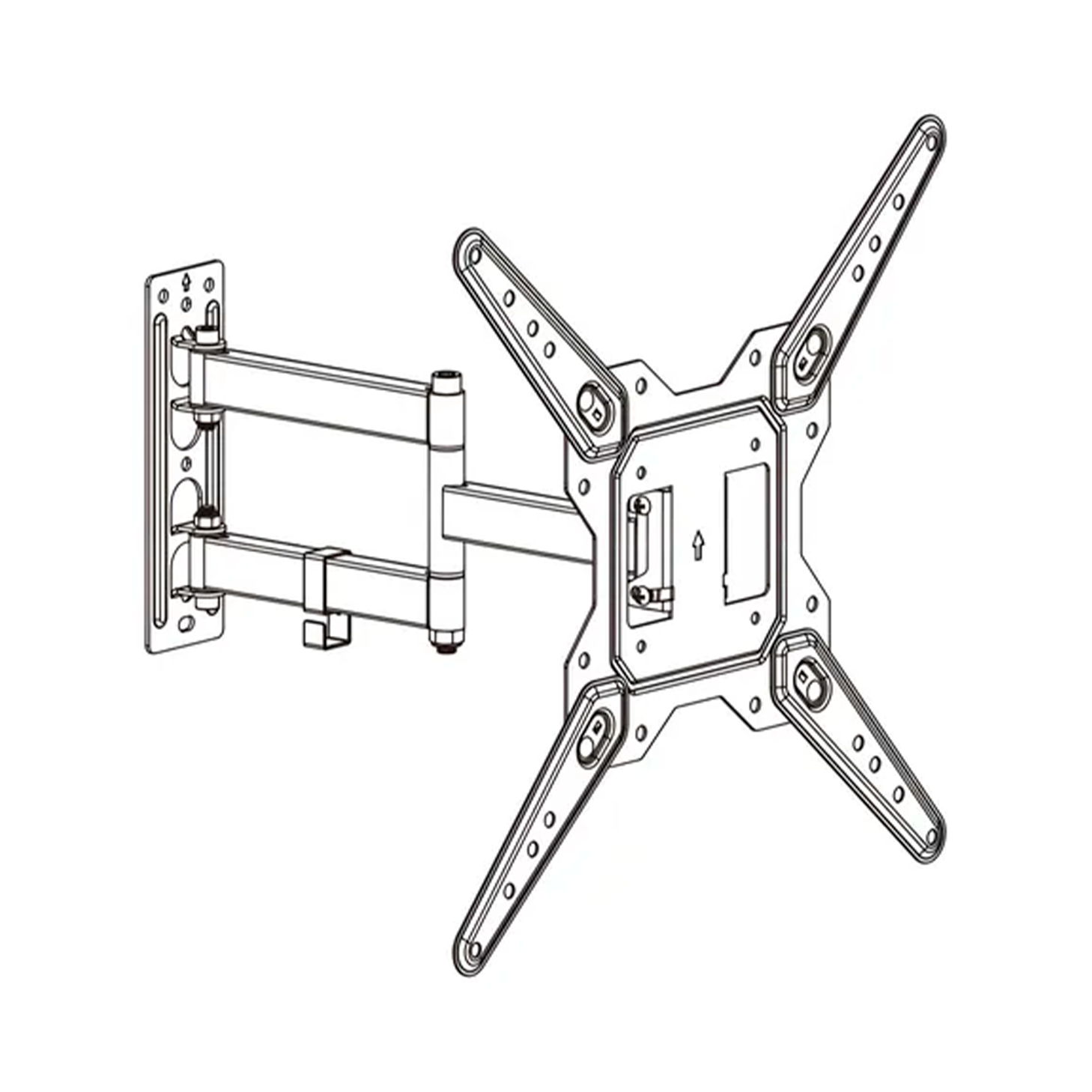 Suporte Articulado para TV (23" a 60") – Giro Horizontal e Vertical