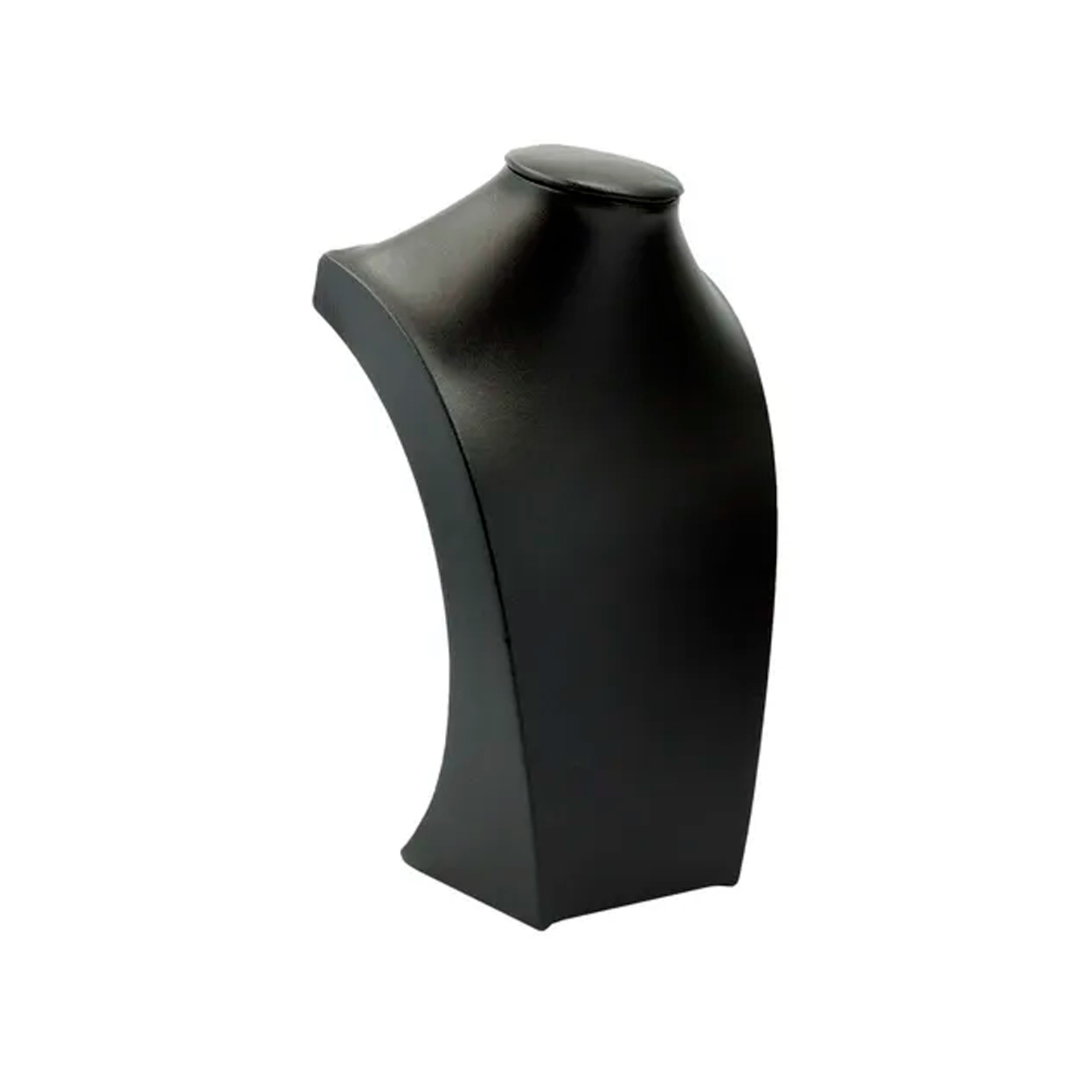 Expositor de Colar Busto M em Corino PRETO – Destaque Suas Joias com Elegância