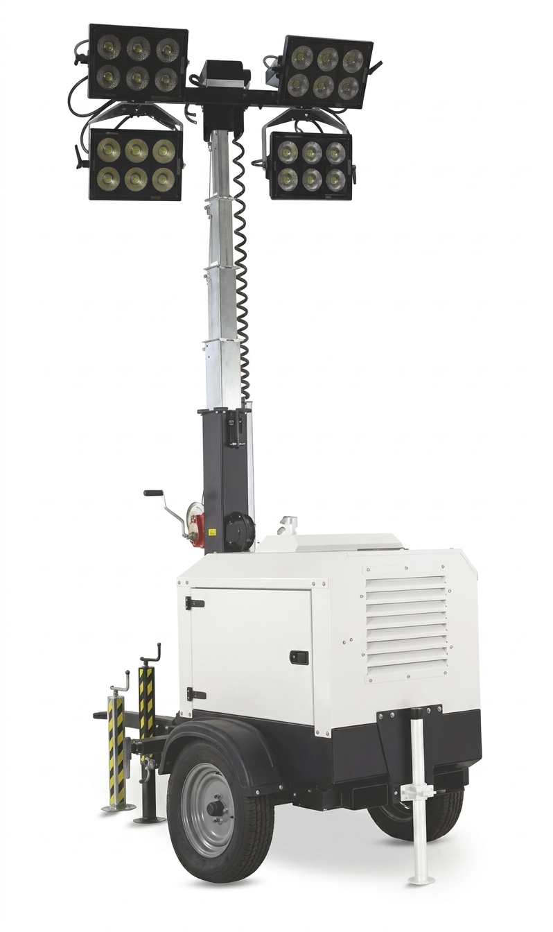Torre de iluminação - VTEVO LED 1280W/4500M²