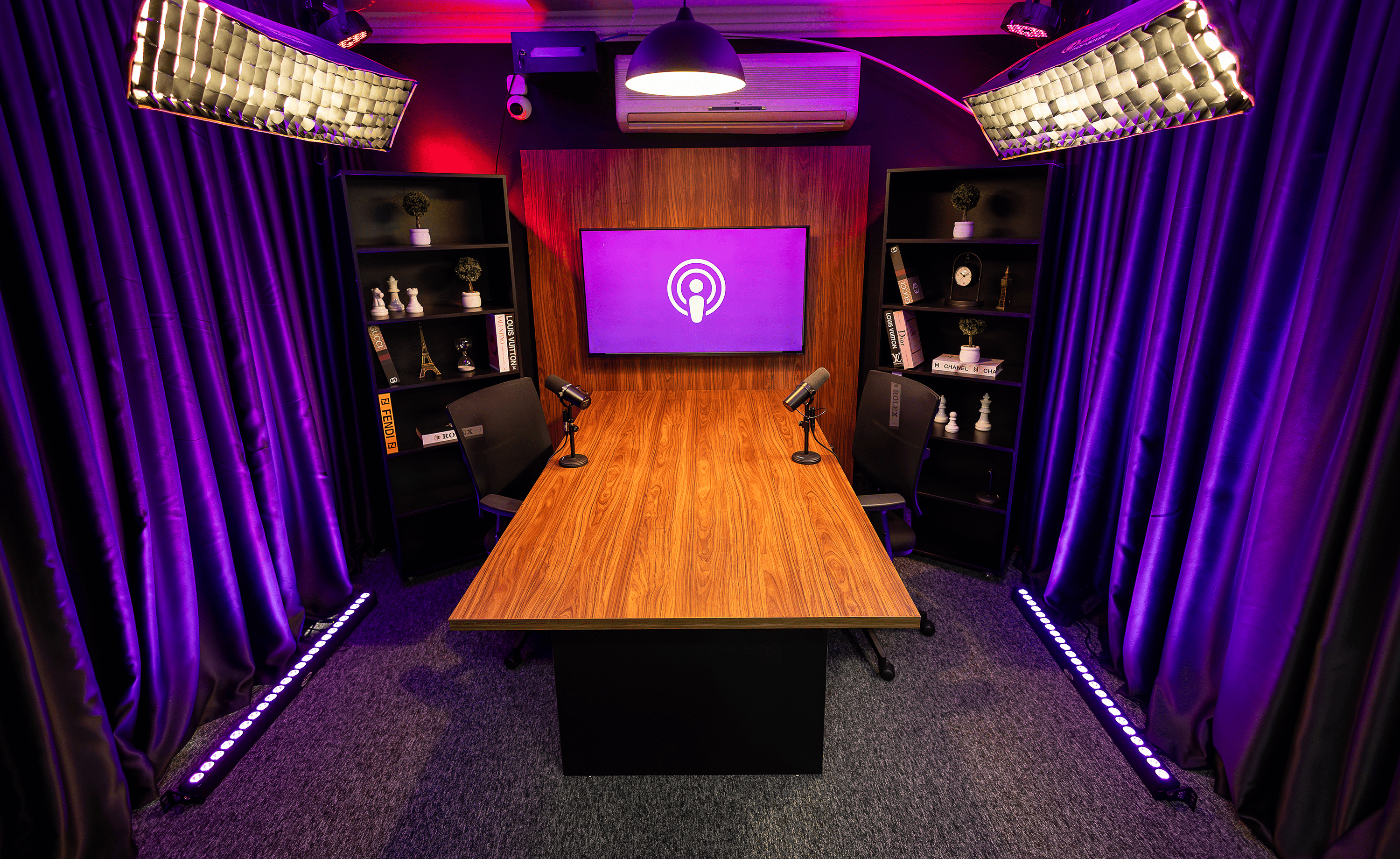 Estúdio de Podcast Completo