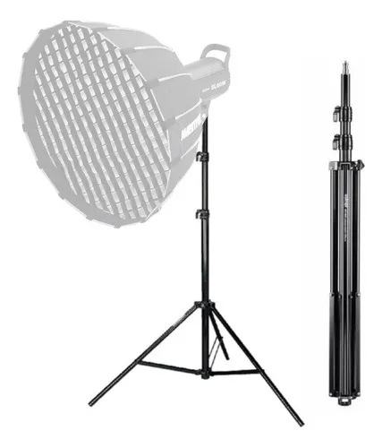 Tripé Estúdio Para Softbox Flash Iluminador Greika 2,6m