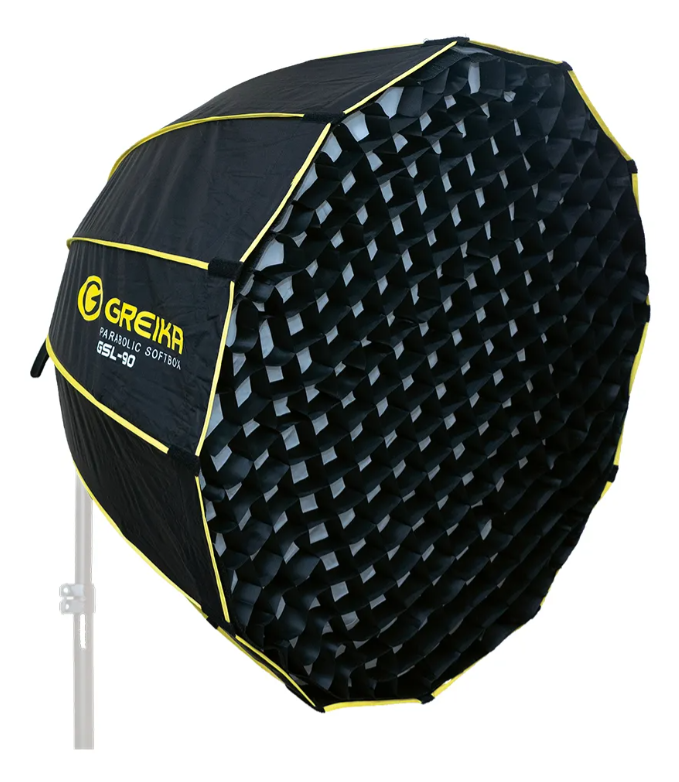 Softbox Octabox 90cm Greika Encaixe Bowens E Colmeia + Tripé Greika