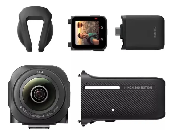 Câmera sportiva Insta360 One RS 6K preta
