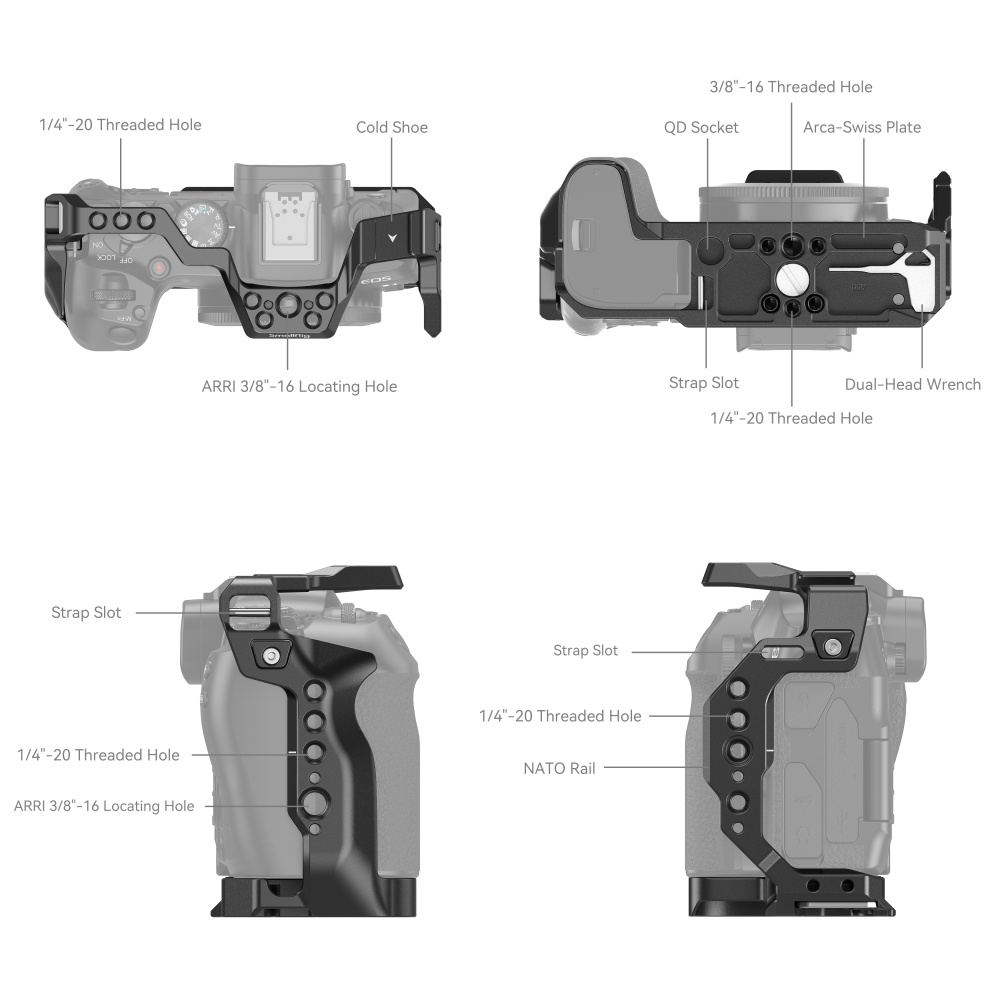 Case Gaiola p/ Canon R8