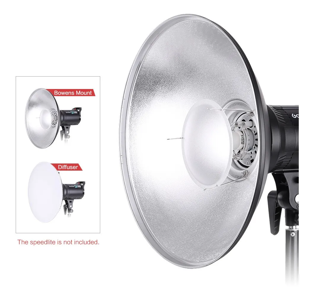 Iluminação Refletora De Luz Beauty Dish Bowens Photogrophy