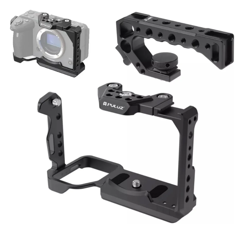 Case Gaiola + Top Handle + FX30 + Monitor + Baterias