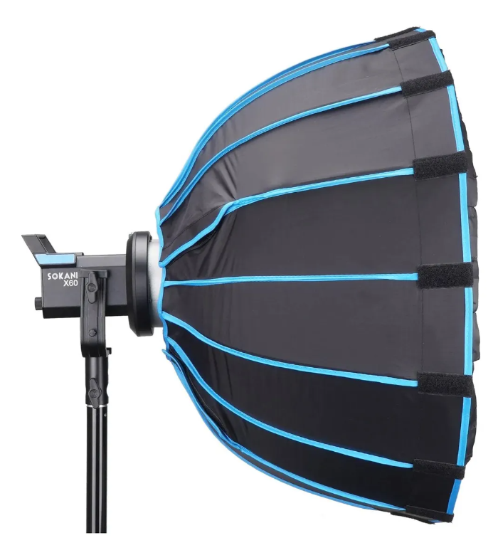 Softbox 60cm - SOKANI - Montagem Bowens