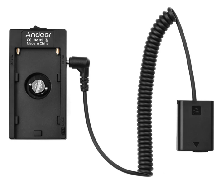 Adaptador Andoer Battery Coupler Np-f970