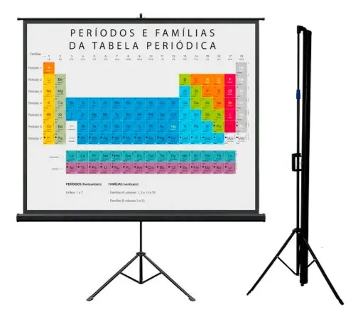 Tela de Projeção Tripé 2,00 x 2,00m — Linha Eco Tela de Projeção Tripé 2,00 x 2,00m — Linha Eco