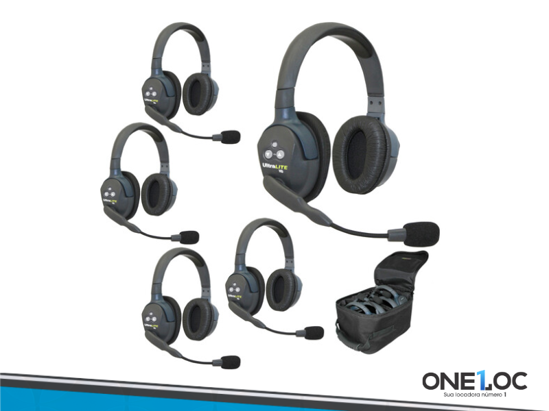 INTERCOM SEM FIO EARTEC UL5D 5 UNIDADES