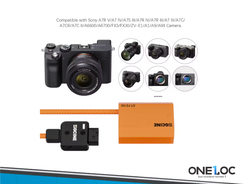 Cabo D-TAP com Dummy Battery Sony NP-FZ100 ZGCINE