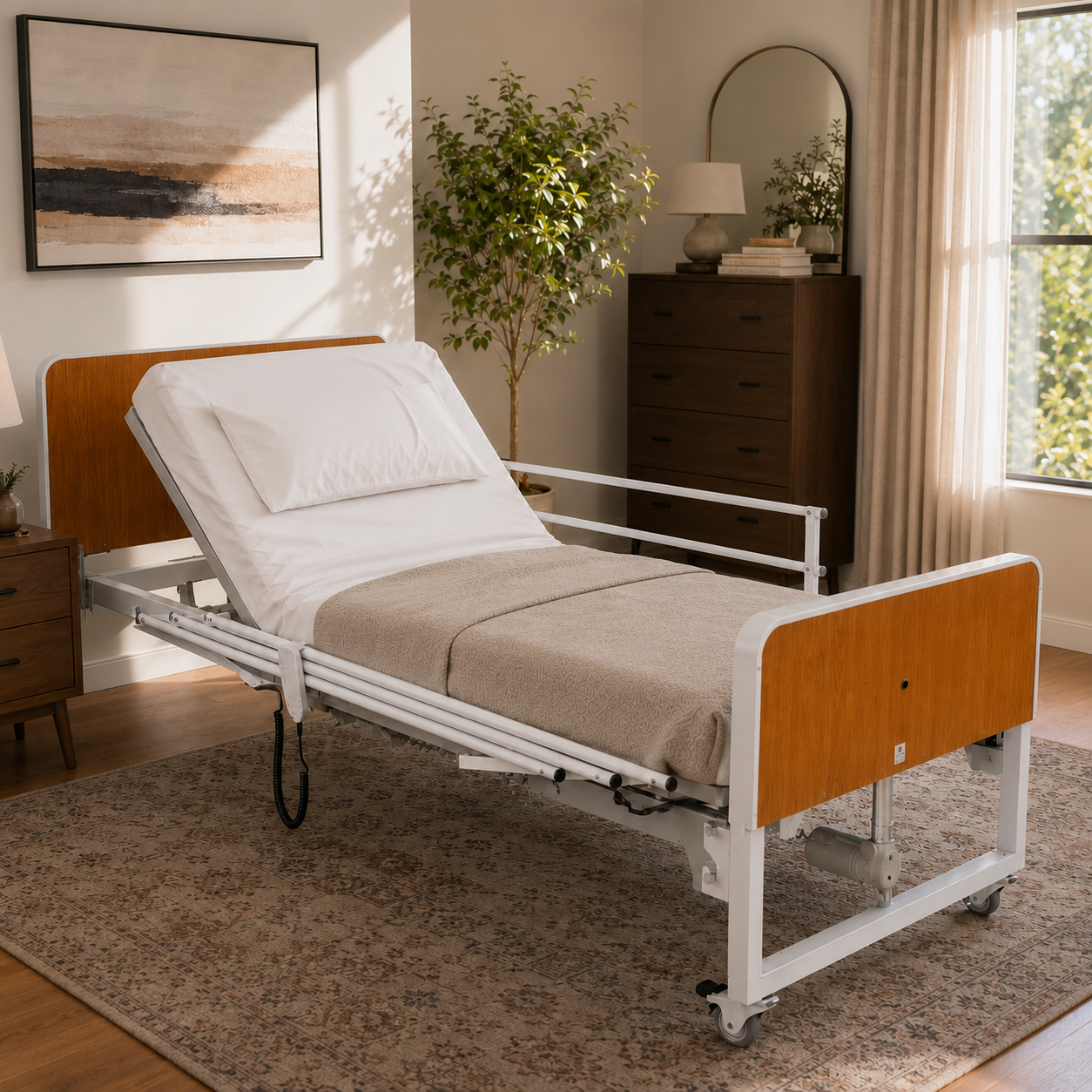 Cama com Cinco Movimentos Elétrica Cama com Cinco Movimentos Elétrica