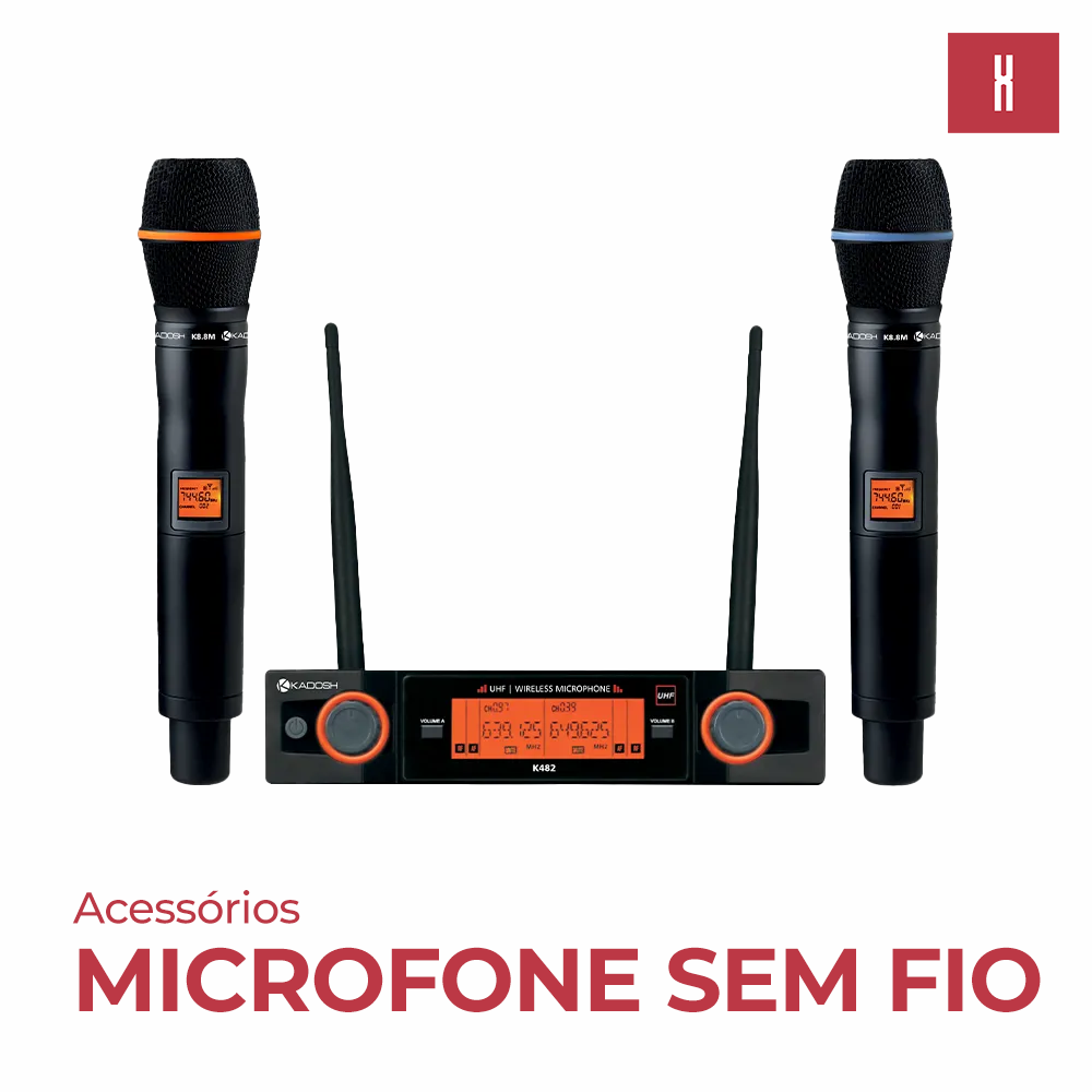 MICROFONE SEM FIO KADOSH K502