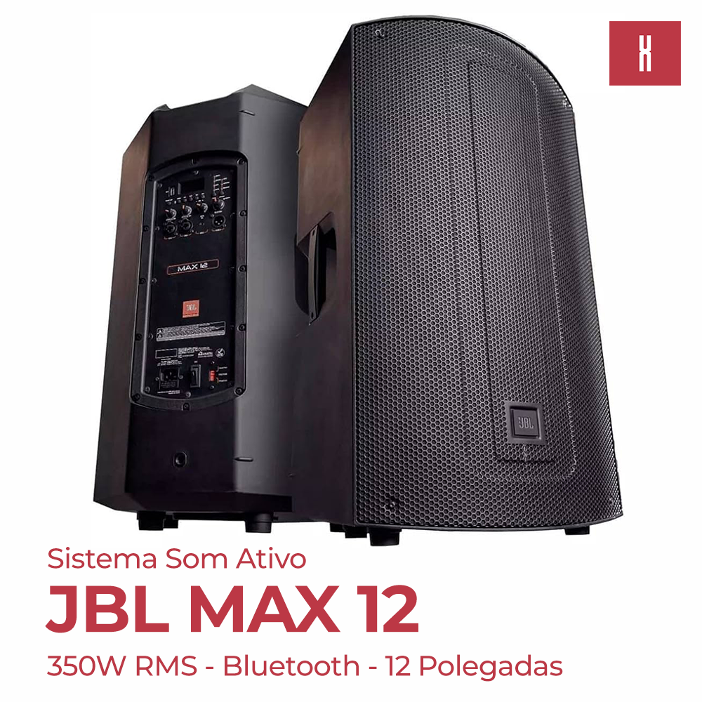CAIXA SOM ATIVA JBL MAX 12"