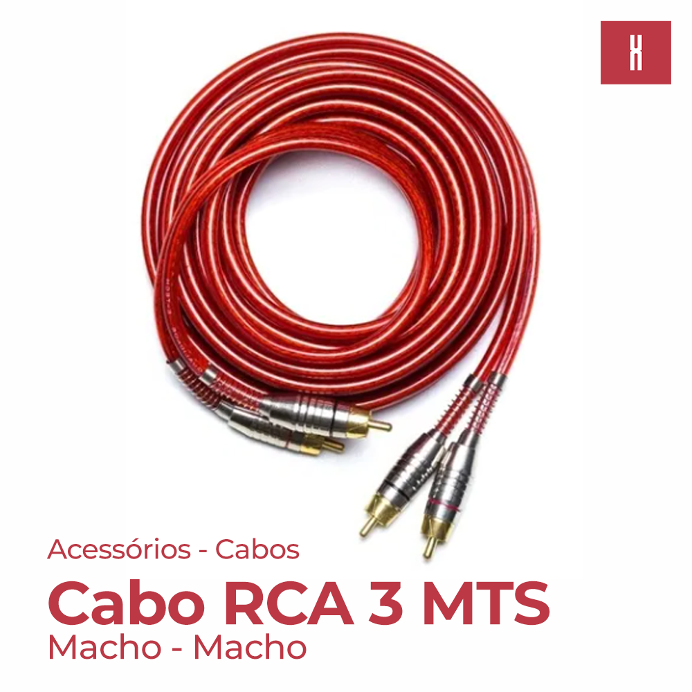 CABO RCA MACHO - RCA MACHO 3 MTS