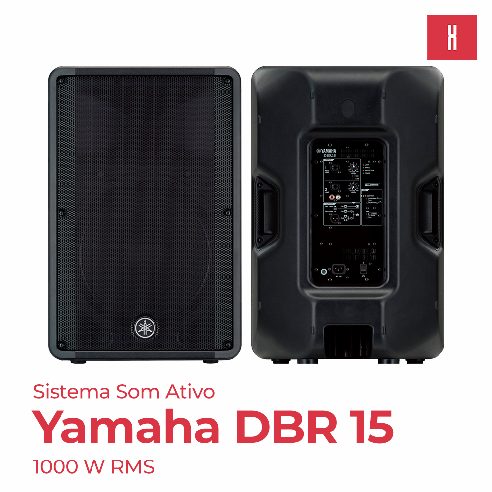 CAIXA SOM ATIVA YAMAHA DBR15"