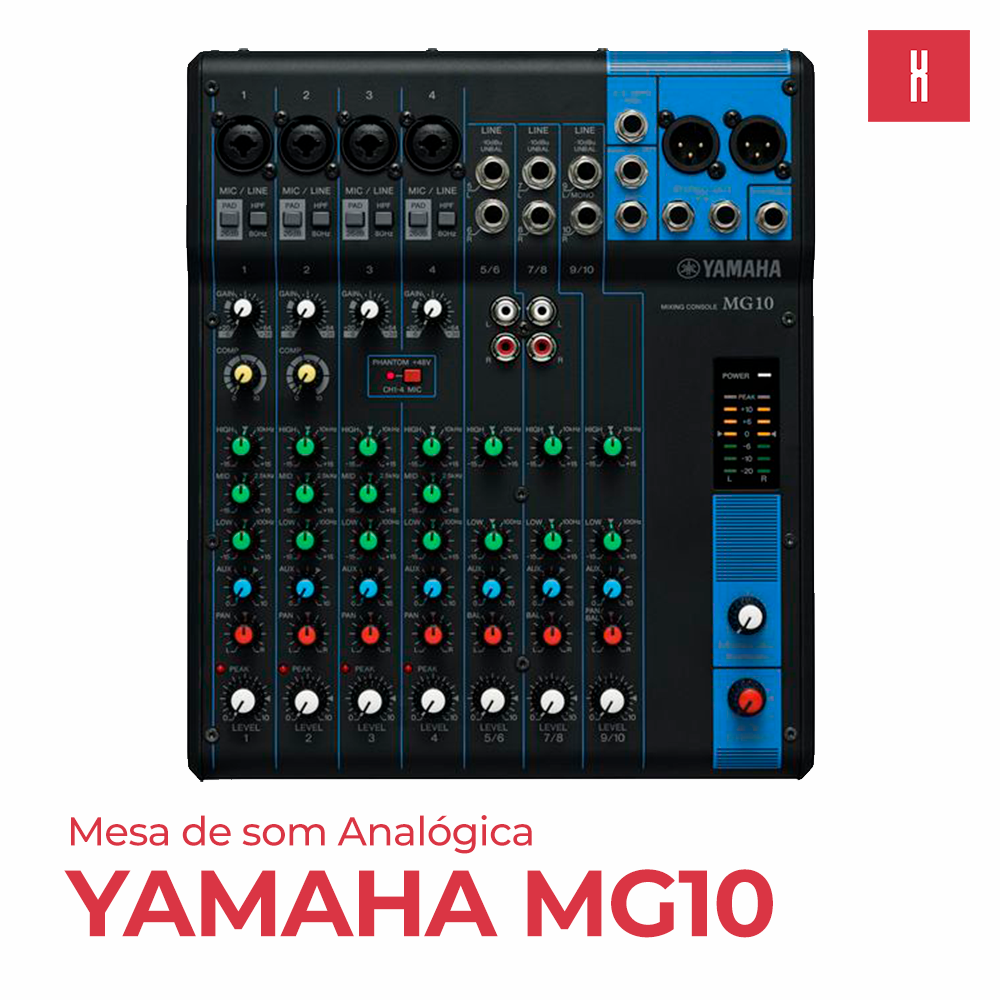 Mesa de Som Yamaha MG-10