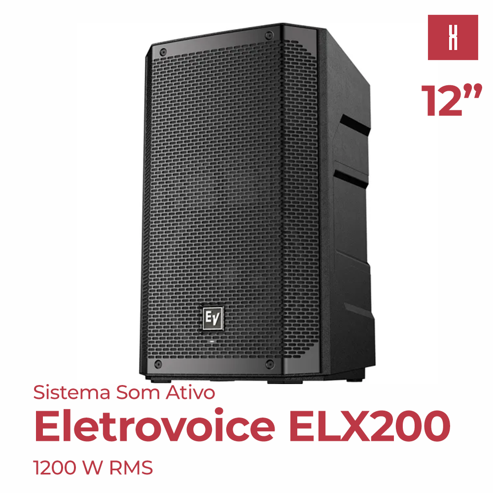 CAIXA SOM ATIVA ELECTROVOICE EXL200 12"