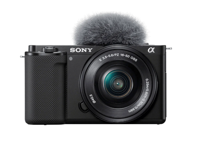 Câmera Alpha Sony ZV-E10 Mirrorless 24.2MP, 4K com Lente 16-50mm
