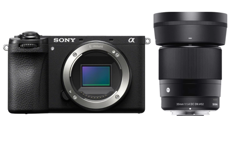 Kit Sony Video Creator - Câmera Sony Alpha A6700 + Lente Sigma 30mm