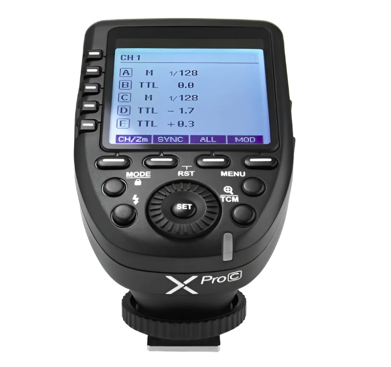 Rádio Flash Godox XPro-C TTL – Controle Remoto para Flashes Canon
