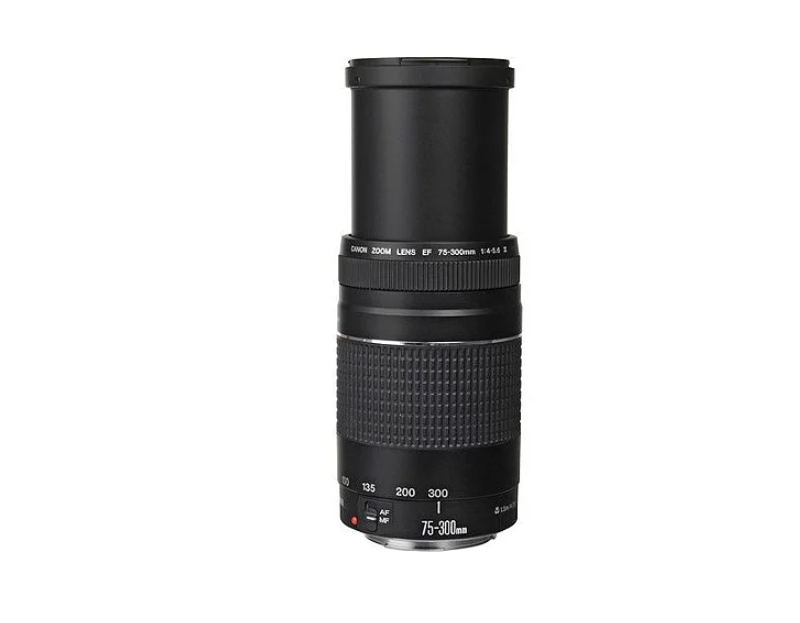 Lente Canon EF 75-300mm f/4-5.6 III USM – Teleobjetiva Leve para Fotos à Distância