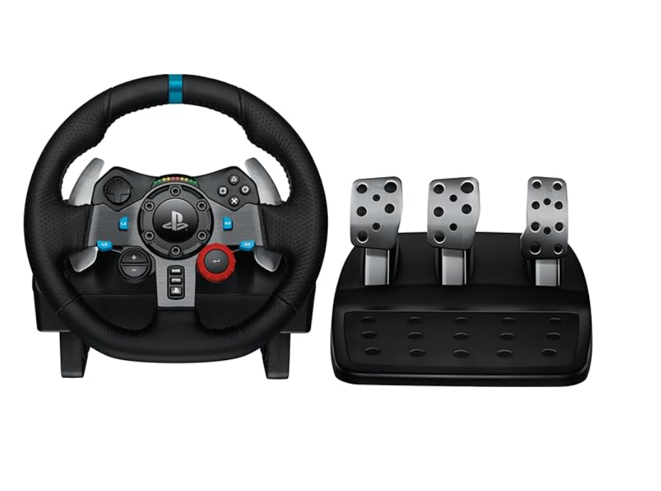 Volante Logitech G29 Driving Force para PS5 – Realismo em Corridas com Force Feedback