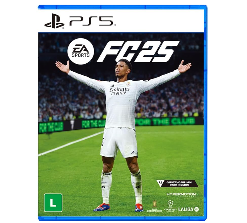 Jogo EA Sports FC 25 – Simulador de Futebol com Licenças Oficiais – PS5