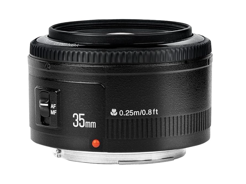 Lente Yongnuo 35mm f/2 para Canon EF – Prime Acessível com Abertura Clara