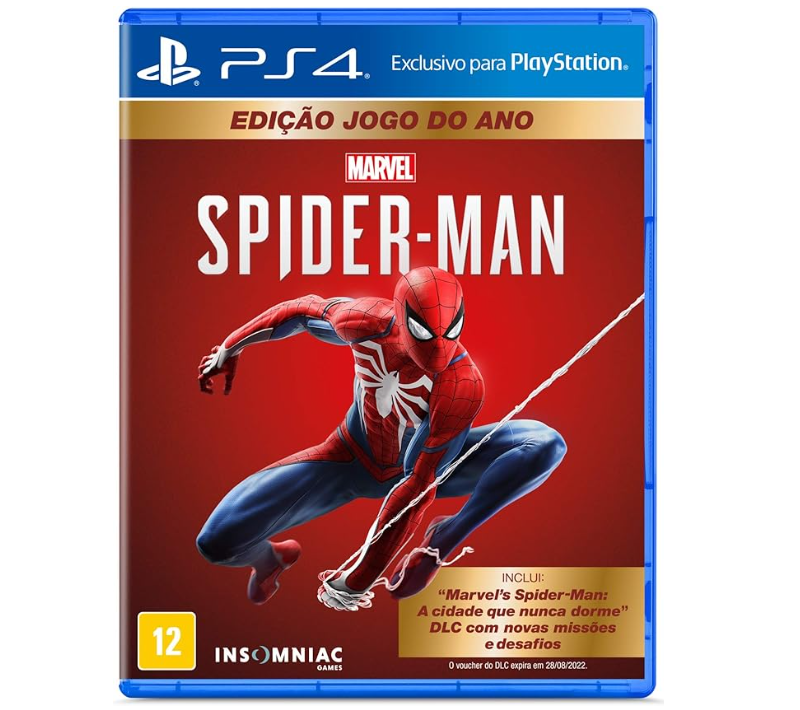 Jogo Marvel's Spider-Man – Aventura de Ação com Peter Parker – PS4