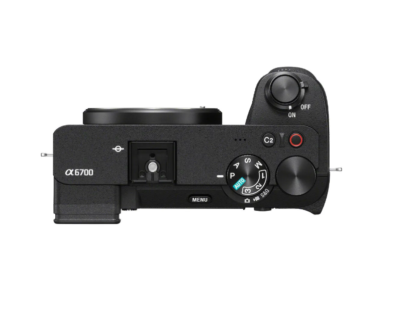 Câmera Sony Alpha A6700 Mirrorless com 4K/120p, Sensor APS-C de 26MP e Foco Automático com IA Avançada