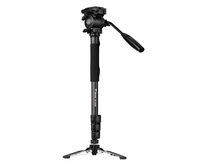 Monopé Hidráulico Greika WT-3958M com Pé de Galinha e Cabeça Fluida