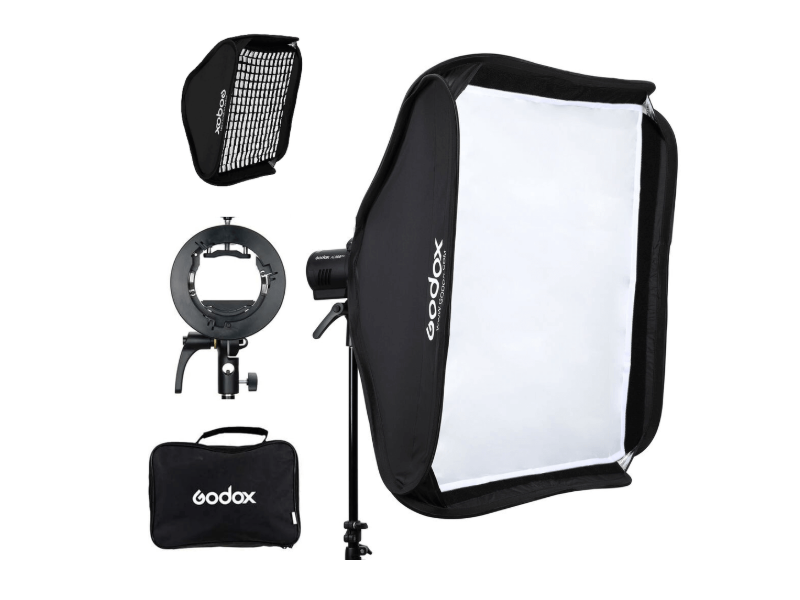 Softbox para Flash 80x80cm – Luz Difusa para Fotografia Profissional