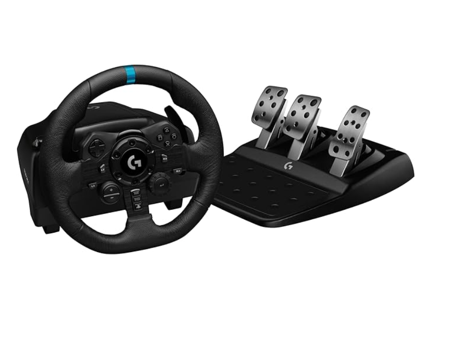 Volante Logitech G29 Driving Force para PS5 – Realismo em Corridas com Force Feedback