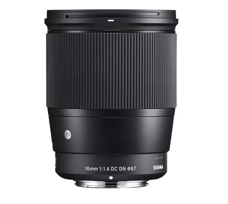 Lente Sigma 16mm f/1.4 DC DN Contemporânea Sony E-Mount