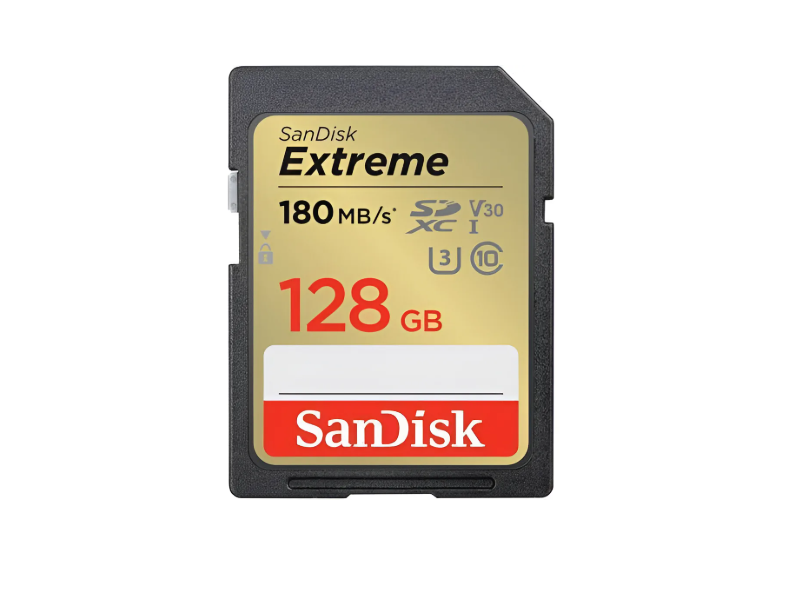 Cartão de Memória SD SanDisk Extreme 128GB – Velocidade e Segurança