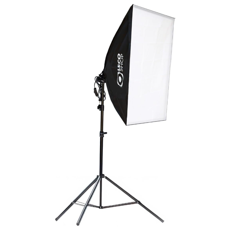 Softbox com 1 Lâmpada 6500K – Iluminação Contínua para Foto e Vídeo