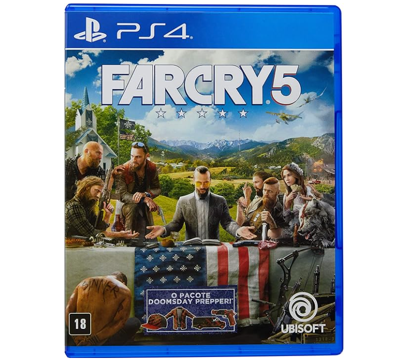 Jogo Far Cry 5 – Ação em Mundo Aberto com Combate Tático – PS4