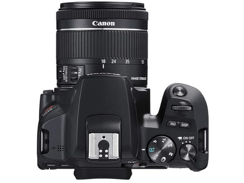 Câmera Canon SL3 DSLR com 24.1MP, 3'', Gravação em 4K 24fps com Lente 18-55mm