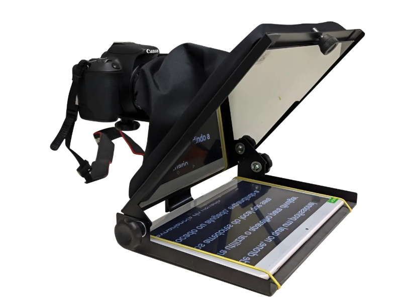 Teleprompter Portatil 10,5 Handycam Dslr Tele Prompter