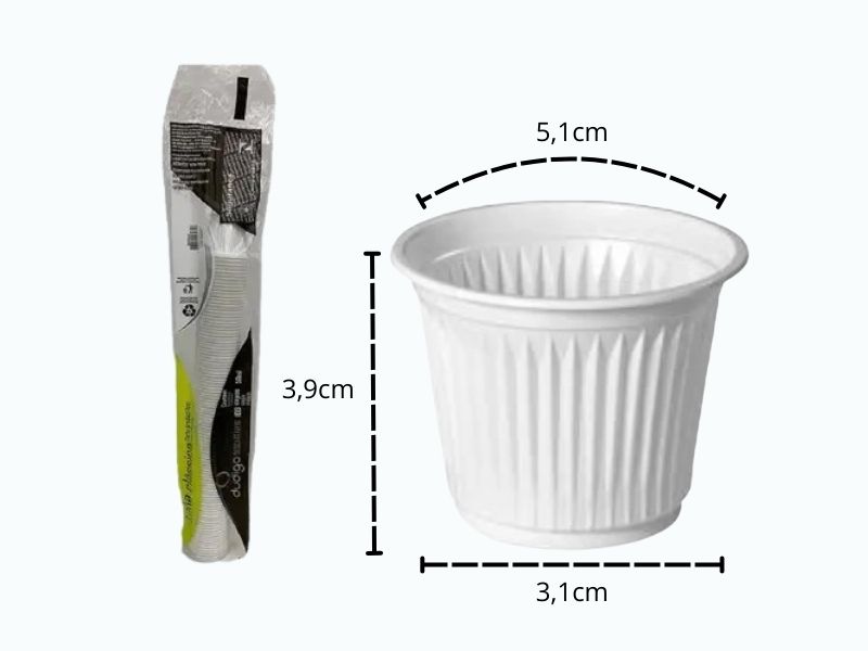 COPO CAFE PLASTICO 50ML CAIXA C/5000