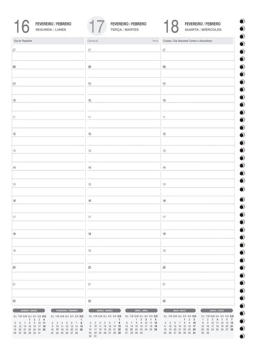 AGENDA ANUAL CADERNO ESP EASY WEEK C/64FLS ANIMATIVA