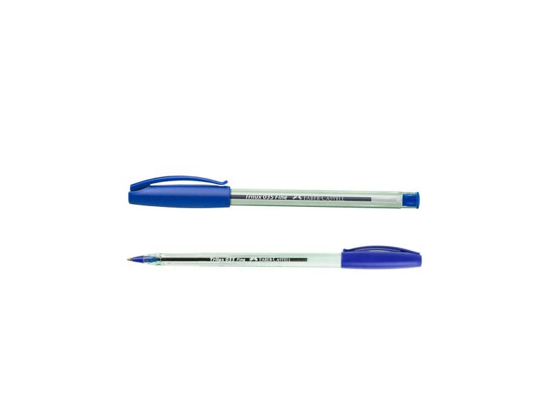 CANETA ESF FABER CASTELL TRILUX 035 PONTA FINE AZUL UND