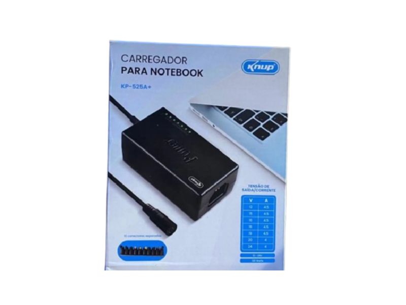 FONTE UNIVERSAL PARA NOTEBOOK 12-24V/6A 120W KP 525 KNUP
