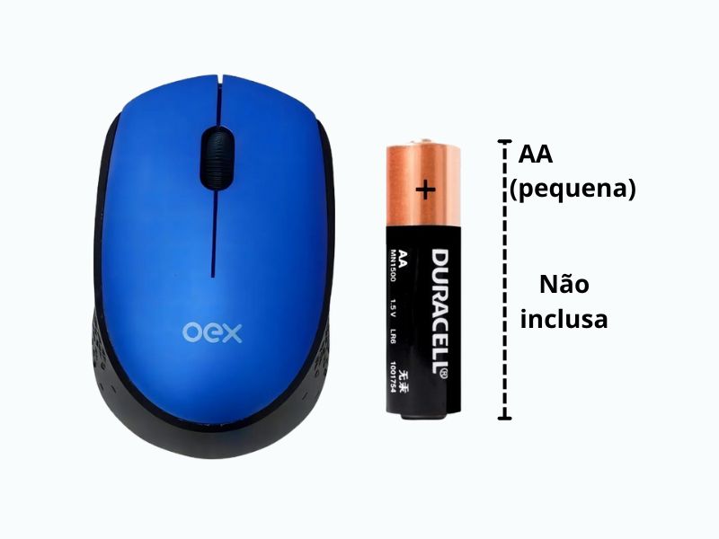 MOUSE S/FIO COSY AZUL/PRETO MS 409 OEX