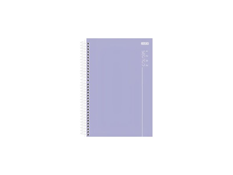 AGENDA ANUAL CADERNO ESP COLORS C/192FLS SD ANIMATIVA