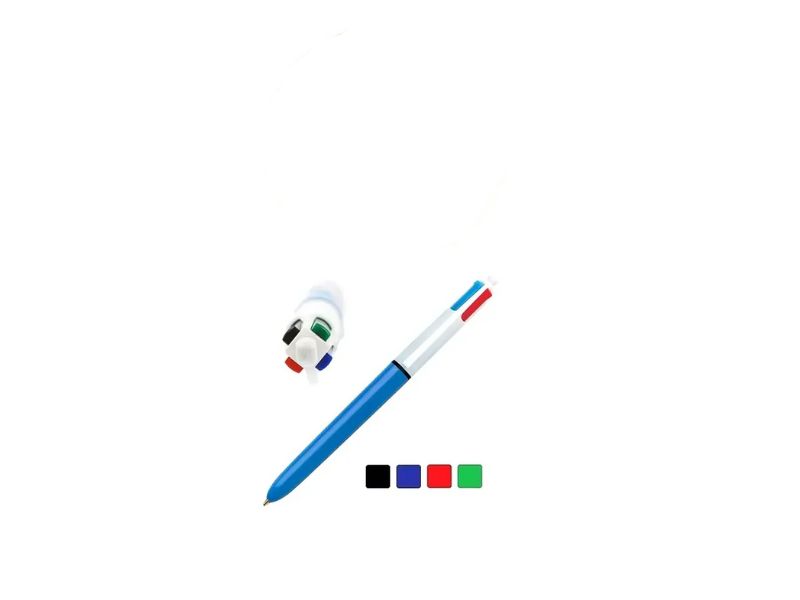 CANETA ESF BIC 4 CORES UND