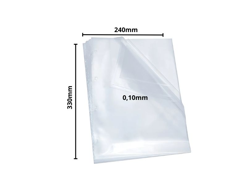 ENVELOPE PLASTICO GROSSO 4 FUROS PCT C/100 (076FU-100) DAC