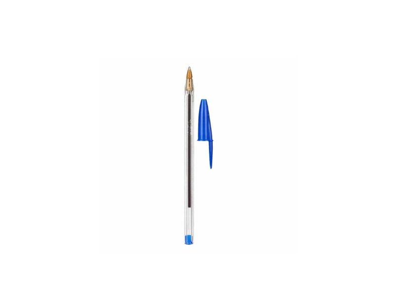 CANETA ESF BIC CRISTAL AZUL UND