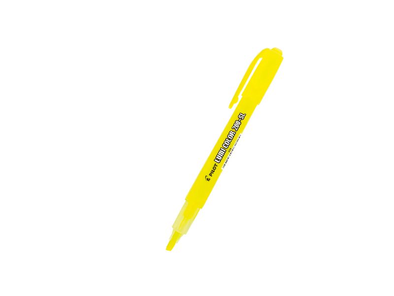 MARCA TEXTO PILOT AMARELA UND